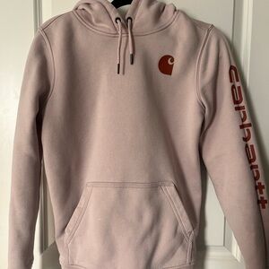 Carhartt Blush Hoodie with Logo
